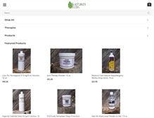 Tablet Screenshot of naturesextra.com